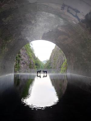 清津峡渓谷トンネル観光